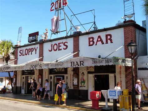 Sloppy joes restaurant key west - Sloppy Joe’s. 201 Duval St (at Greene St.), Key West, FL. Our Rating Neighborhood Around Town Hours Mon–Sat 9am–4am; Sun noon–4am Phone 305/294-5717 Prices Small plates $5–$17; sandwiches $5–$15; pizzas $9–$12 Cuisine Type American Web site Sloppy Joe’s. About our rating system. 